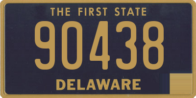 DE license plate 90438