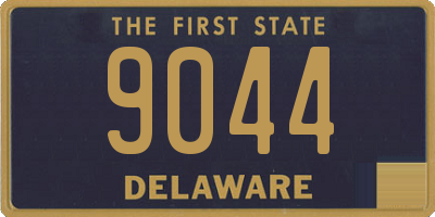 DE license plate 9044