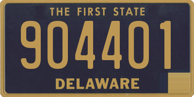 DE license plate 904401