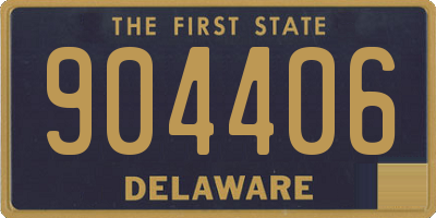 DE license plate 904406