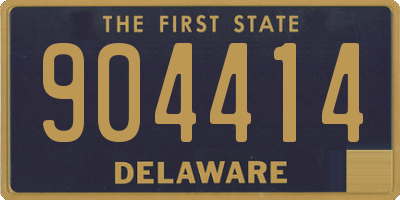 DE license plate 904414