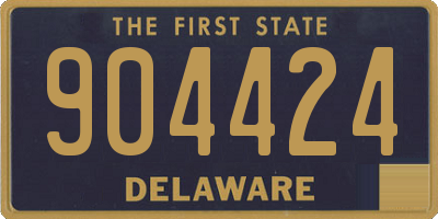 DE license plate 904424