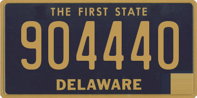 DE license plate 904440