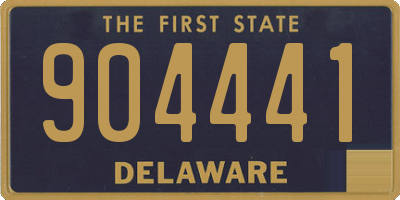 DE license plate 904441