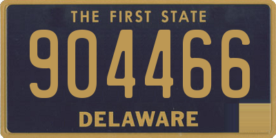 DE license plate 904466