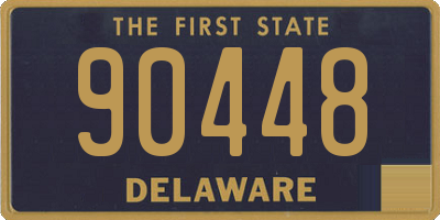 DE license plate 90448