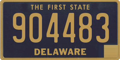 DE license plate 904483