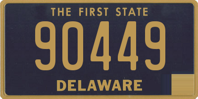 DE license plate 90449