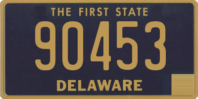 DE license plate 90453