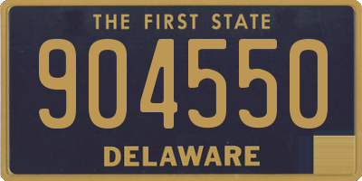 DE license plate 904550
