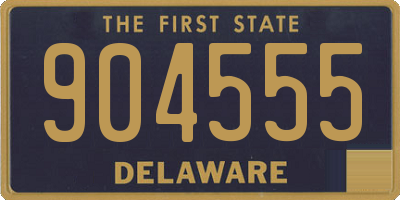 DE license plate 904555