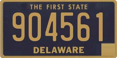 DE license plate 904561