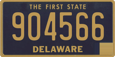 DE license plate 904566