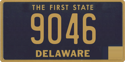 DE license plate 9046