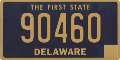 DE license plate 90460