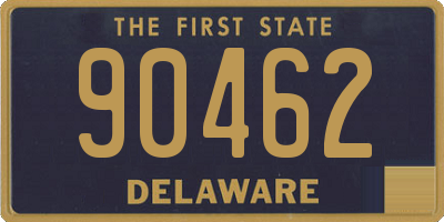 DE license plate 90462