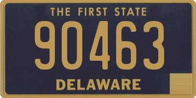 DE license plate 90463