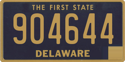 DE license plate 904644