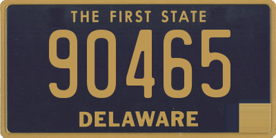 DE license plate 90465