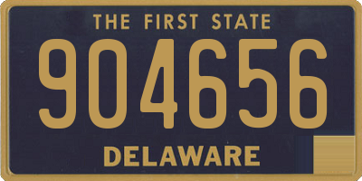DE license plate 904656