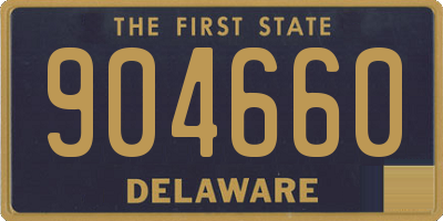 DE license plate 904660