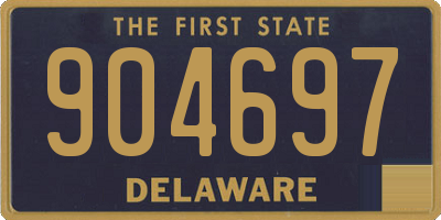 DE license plate 904697