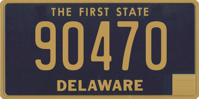 DE license plate 90470