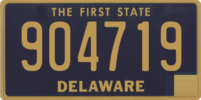 DE license plate 904719