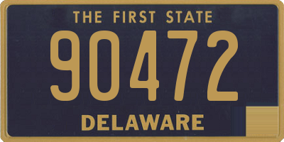 DE license plate 90472