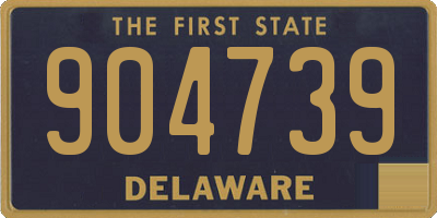 DE license plate 904739
