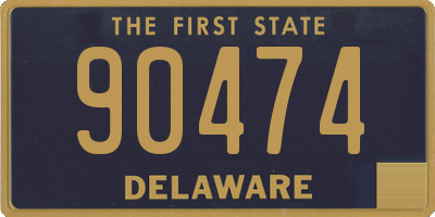 DE license plate 90474