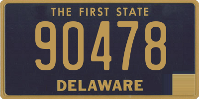 DE license plate 90478