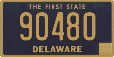 DE license plate 90480