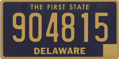 DE license plate 904815