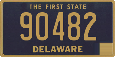 DE license plate 90482