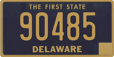 DE license plate 90485