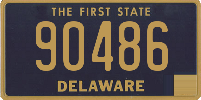 DE license plate 90486