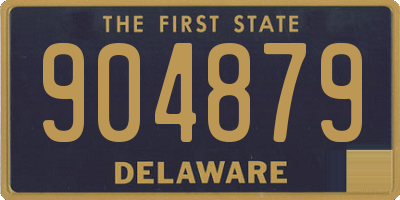 DE license plate 904879