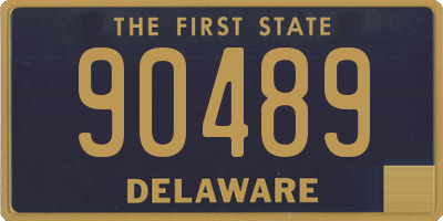 DE license plate 90489