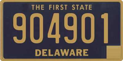 DE license plate 904901