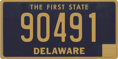DE license plate 90491