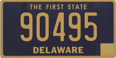 DE license plate 90495