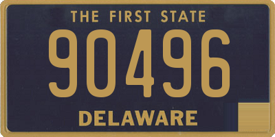 DE license plate 90496