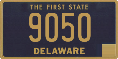 DE license plate 9050