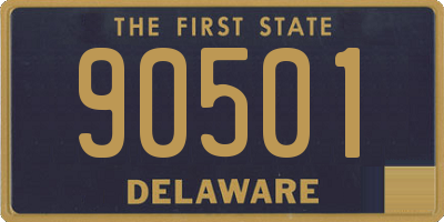 DE license plate 90501