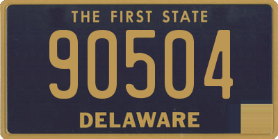 DE license plate 90504