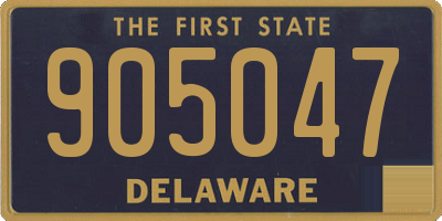 DE license plate 905047