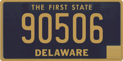 DE license plate 90506