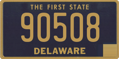 DE license plate 90508
