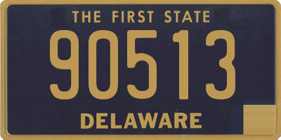 DE license plate 90513